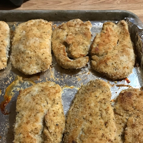 Cheesy Breaded Chicken