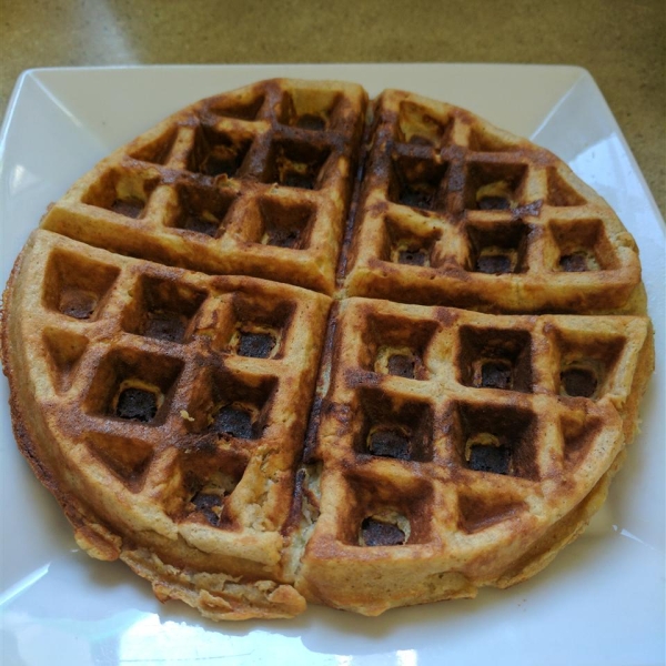 Banana Egg Waffles