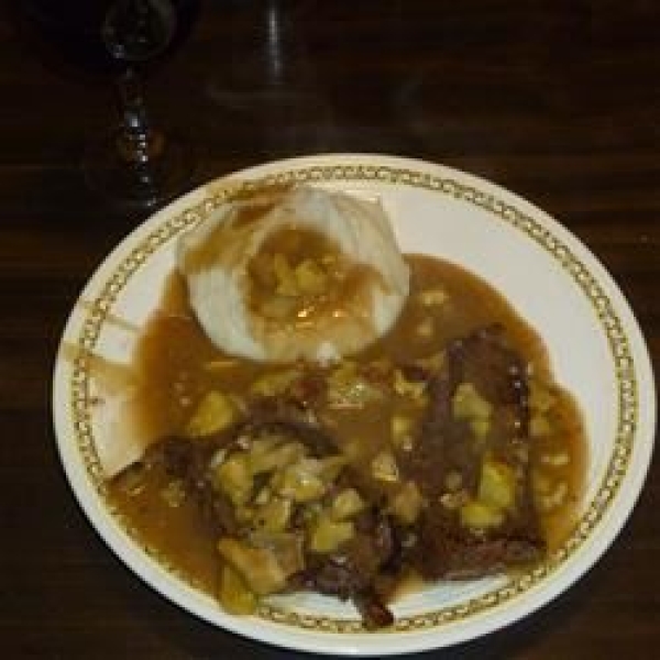 Big Joe's Venison Steak in Chestnut Sauce