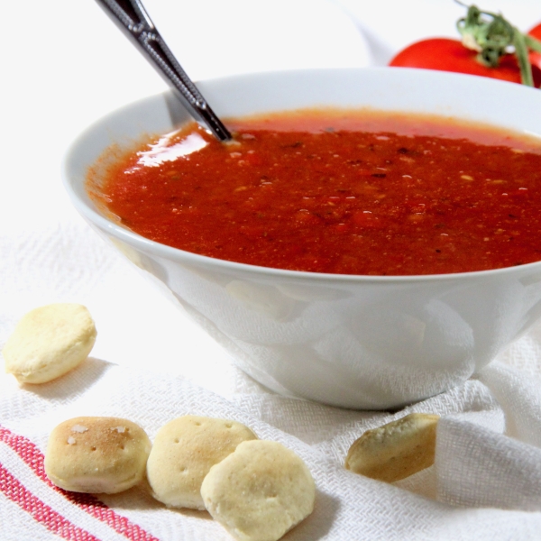 Zesty Tomato Soup for One