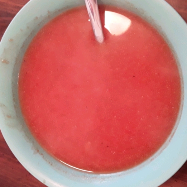 Zesty Tomato Soup for One