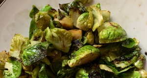 Pan Fried Brussels Sprouts