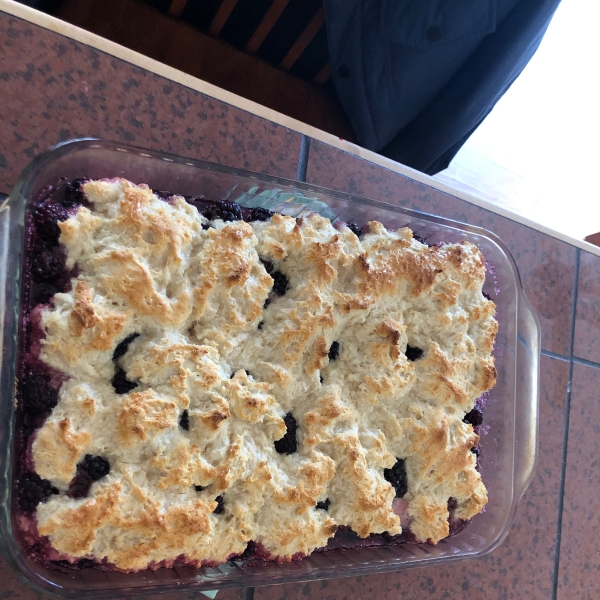 Pop's Blackberry Cobbler