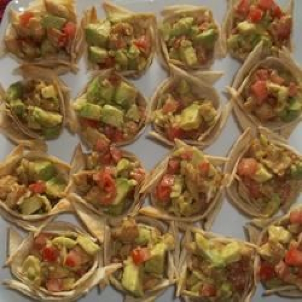 Chicken Fajita Tortilla Cups