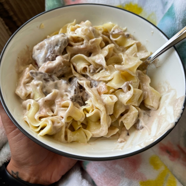 Venison Stroganoff