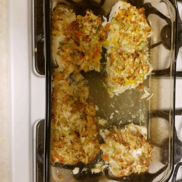 Crab Crusted Grouper