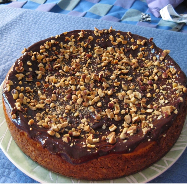 Hazelnut and Chipped Chocolate Cheesecake