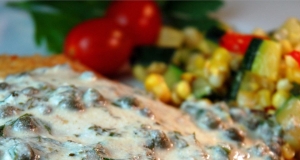 Pan-Fried Halibut Steak with Light Green Sauce