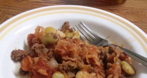 BBQ Sauerkraut Casserole