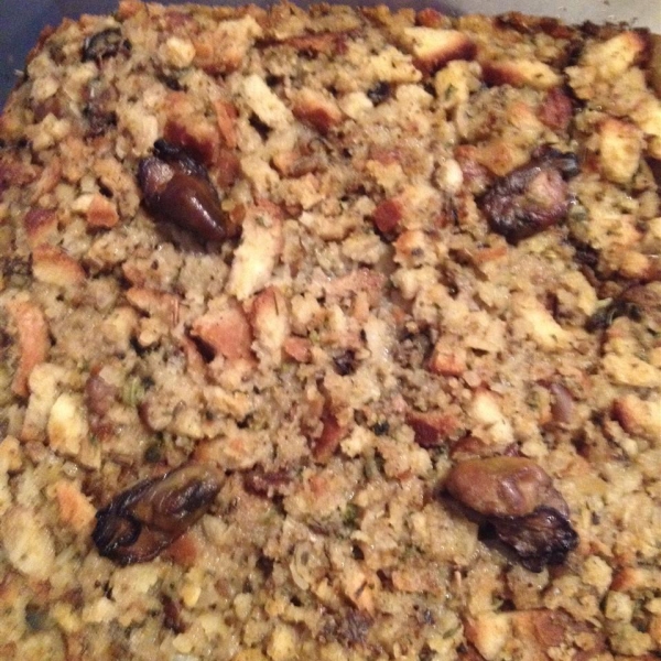 Mom's Smoked Oyster Stuffing