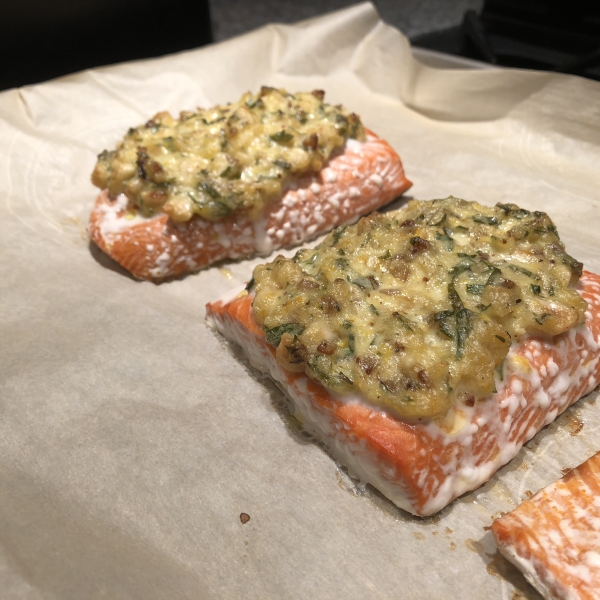 Hazelnut-Crusted Salmon