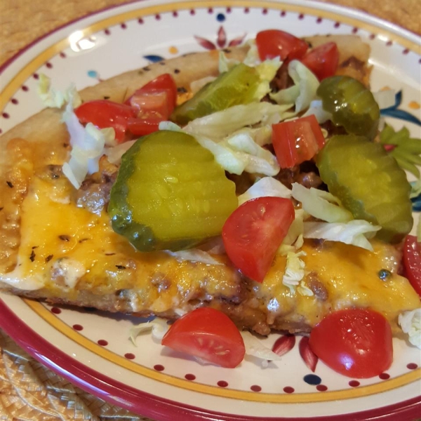 Big Cheeseburger Pizza