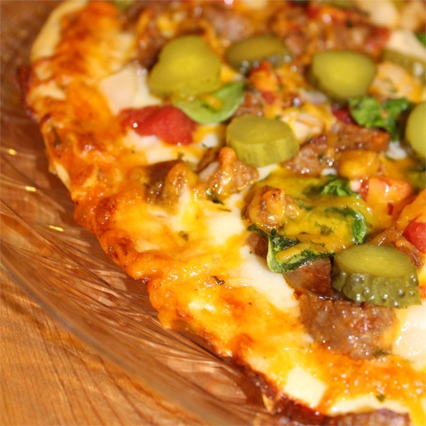 Big Cheeseburger Pizza