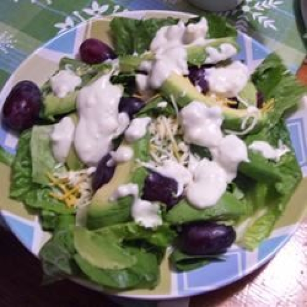 Blue Cheese, Avocado, and Grape Salad