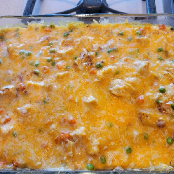 Campbell's® Cheesy Chicken and Rice Casserole