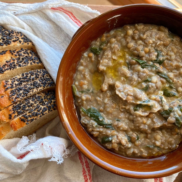 Lentil and Buckwheat Soup