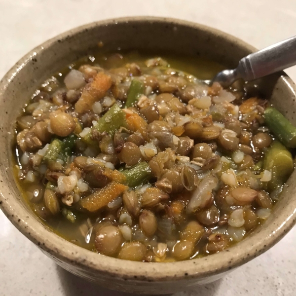 Lentil and Buckwheat Soup