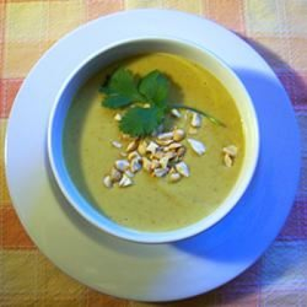 Jennifer's Thai Curried Peanut Soup