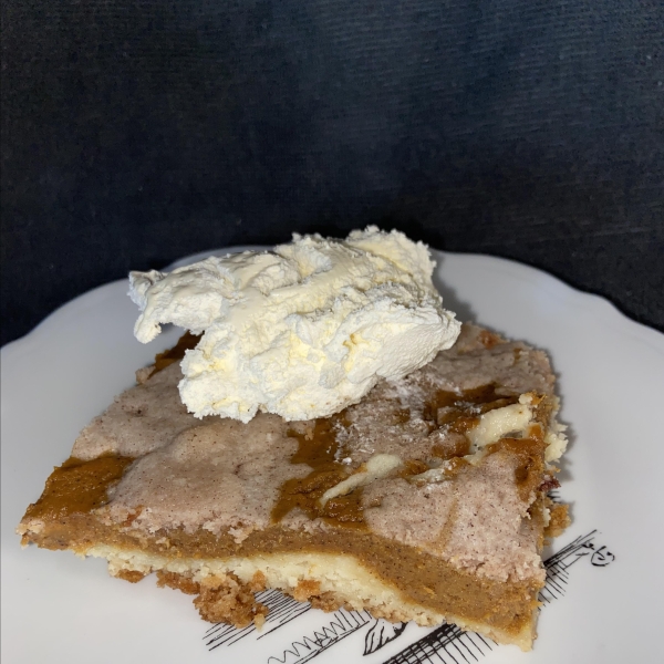 Pumpkin Pie Bars with Cake Mix