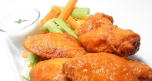 Fried Buffalo Wings with Spicy, Sweet, and Umami Sauce