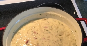 Hearty Potato, Bacon and Onion Soup