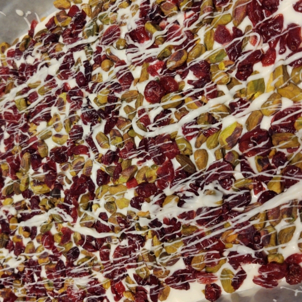 Cherry-Pistachio Bark