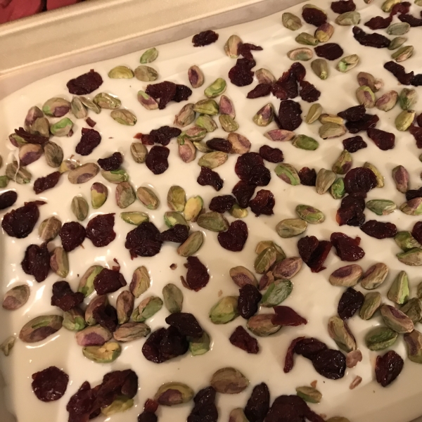 Cherry-Pistachio Bark