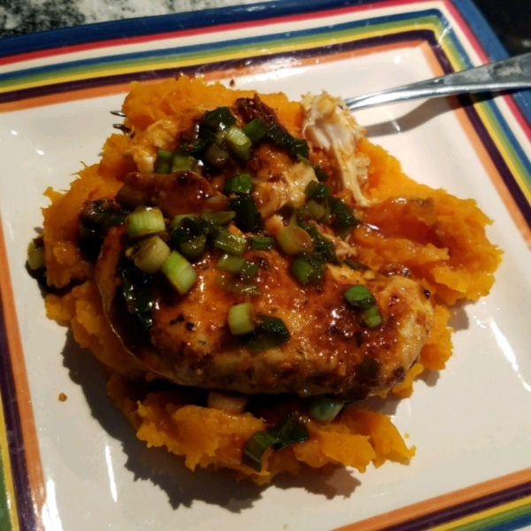 Maple Glazed Chicken with Sweet Potatoes