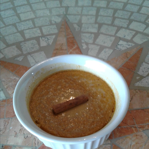 Pumpkin Custard with a Kick