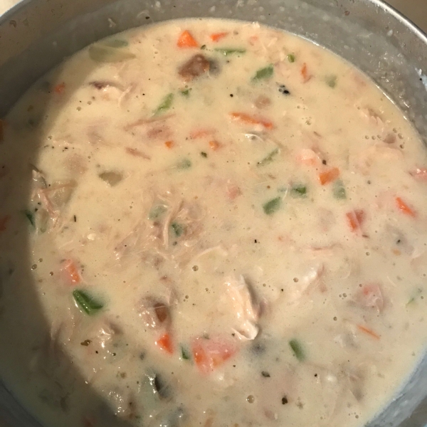 Creamy After-Thanksgiving Turkey Soup