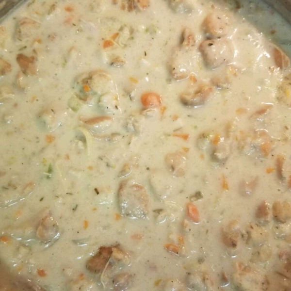 Creamy After-Thanksgiving Turkey Soup