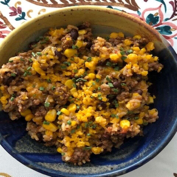 Pressure Cooker Mexican Beef Rice