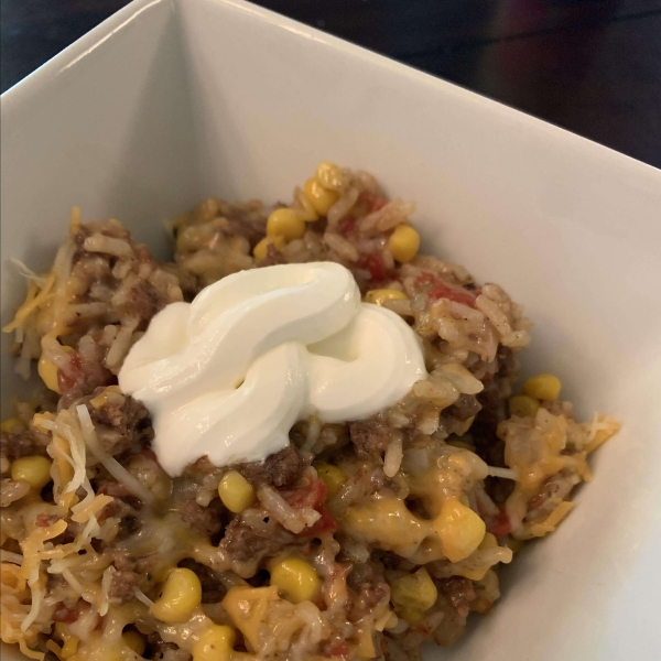 Pressure Cooker Mexican Beef Rice
