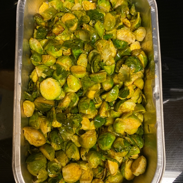 Roasted Buffalo Brussels Sprouts