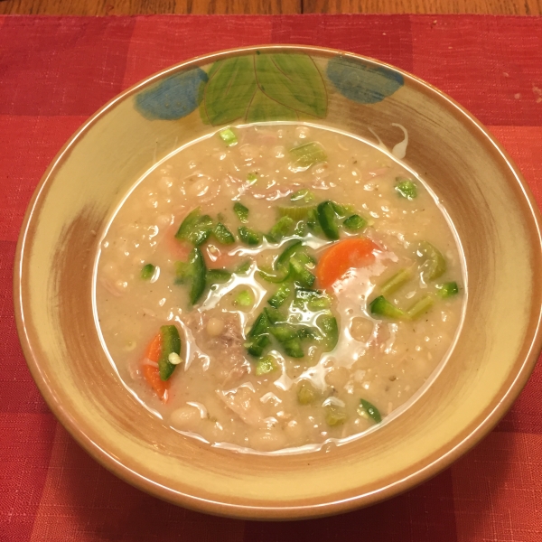 Tuscan Smoked Turkey-Bean Soup