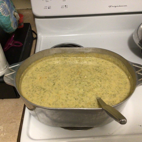 Cheese and Broccoli Chicken Soup