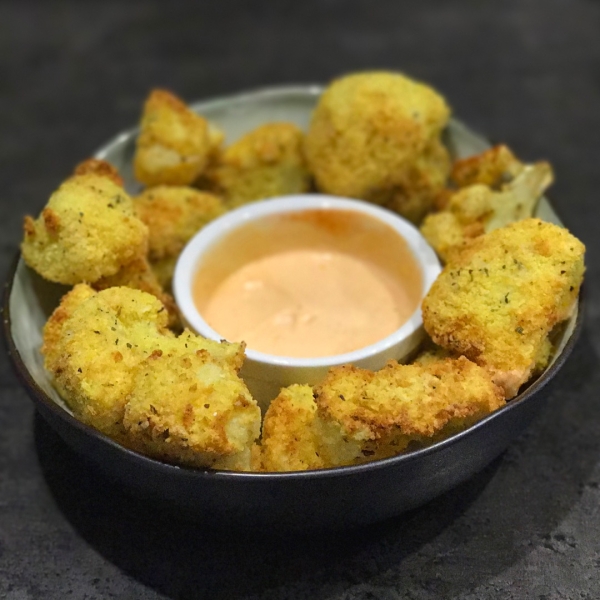 Breaded Fried Cauliflower