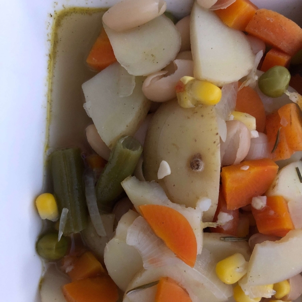 Savory Kale, Cannellini Bean, and Potato Soup