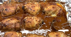 Yummy Baked Chicken Thighs in Tangy Sauce