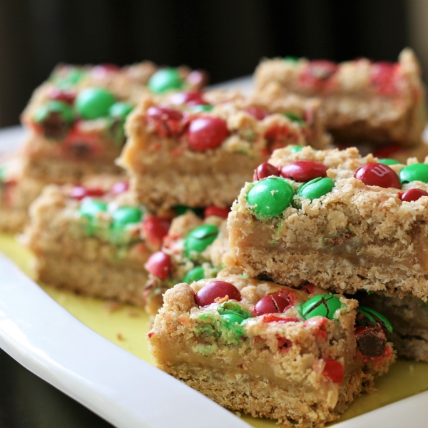 Peanut Butter Monster Cookie Dream Bars