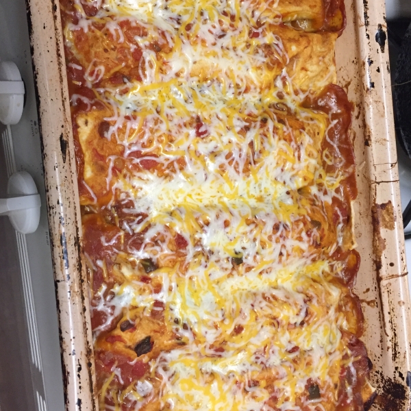 Sour Cream Turkey Enchiladas