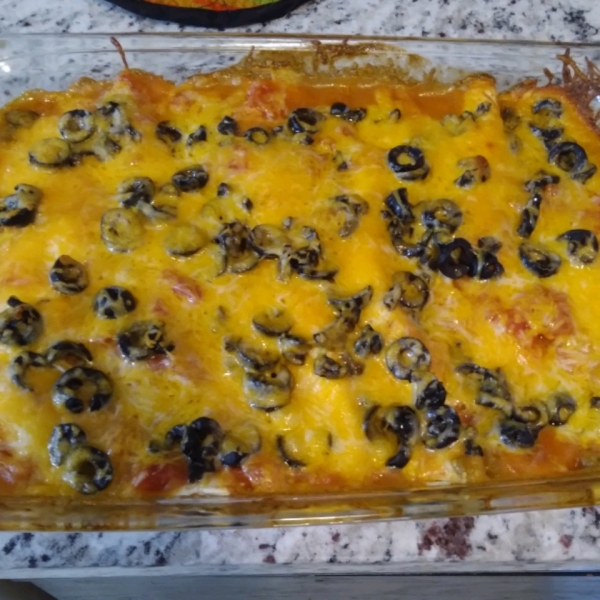 Sour Cream Turkey Enchiladas