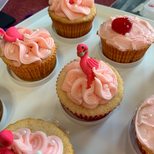 Frosted Pink Lemonade Cupcakes