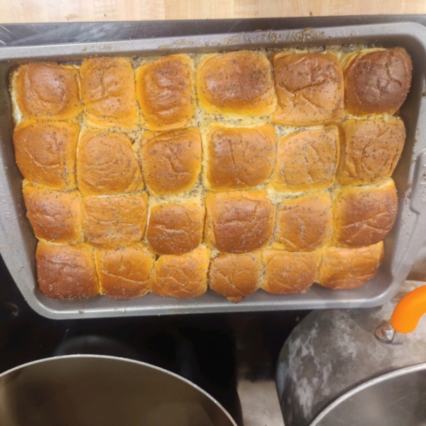 Baked Ham and Cheese Sliders