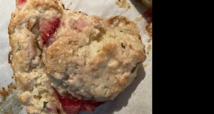 Strawberry and Basil Scones