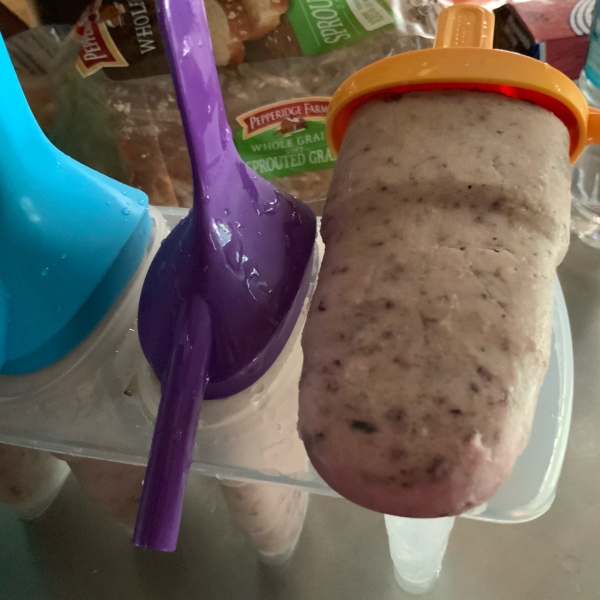 Blueberry Yogurt Pops