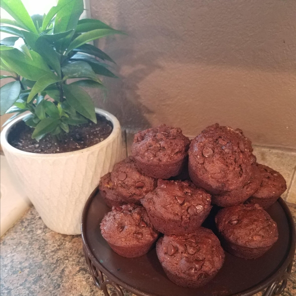 Irresistible Double Chocolate Muffins