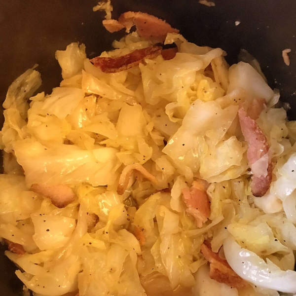 Irish Fried Cabbage with Bacon