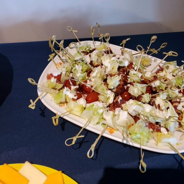 Wedge Salad on a Stick