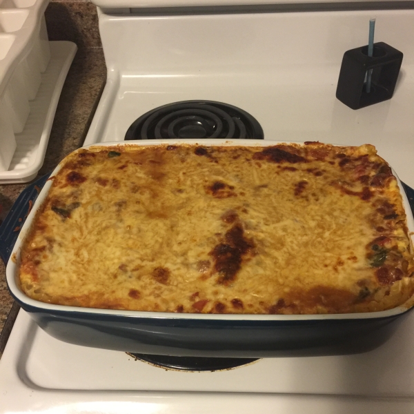 Spicy Vegetarian Lasagna